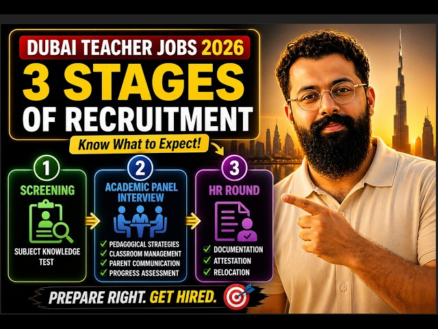 Dubai Teacher Interview Questions (2026) — What Schools Ask + Best Answers