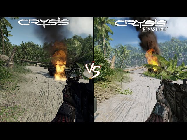Crysis VS Crysis Remastered Max Settings 4K | RTX 4090 | i9 13900K