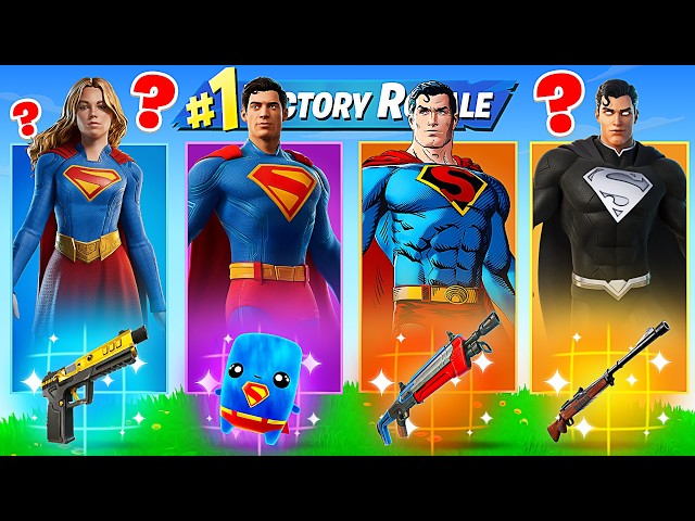 The *RANDOM* SUPERMAN Challenge in Fortnite!