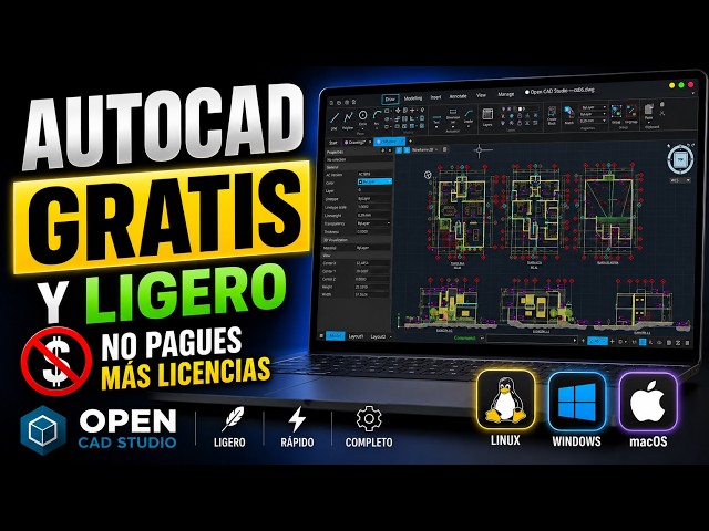FREE and Lightweight AutoCAD: Stop Paying for Licenses (Open CAD Studio)