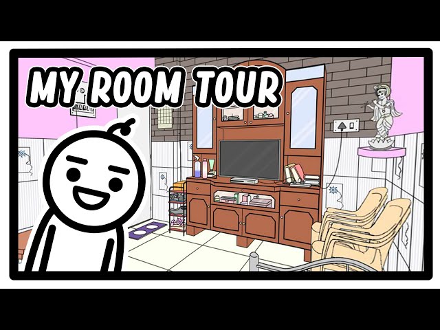 My Room Tour | Animated House  (360° VR)