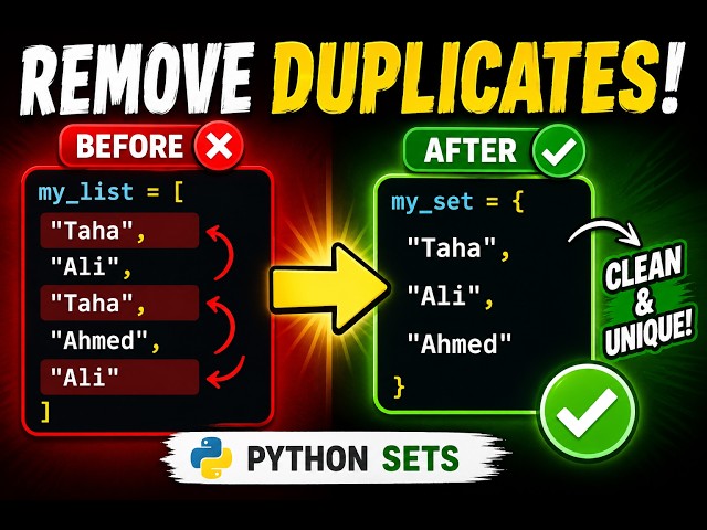🔥 Python Sets Explained + Unique Player Names Checker