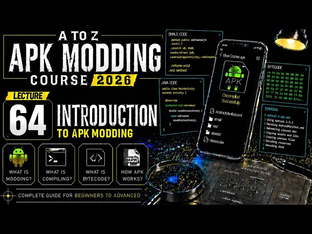 APK Modding Course 2026 | Lecture 64 | What are Native Methods in Smali?