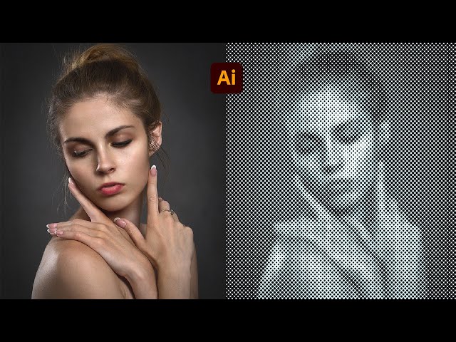 AdobeIllustrator : How To Create The Dotted Halftone Photo Effect in illustrator Tutorials..