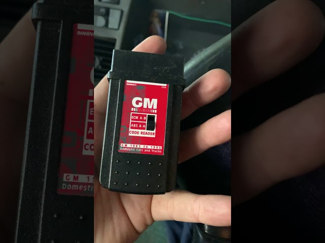 How to use OBD1 Code Reader 82-95 GM Cars