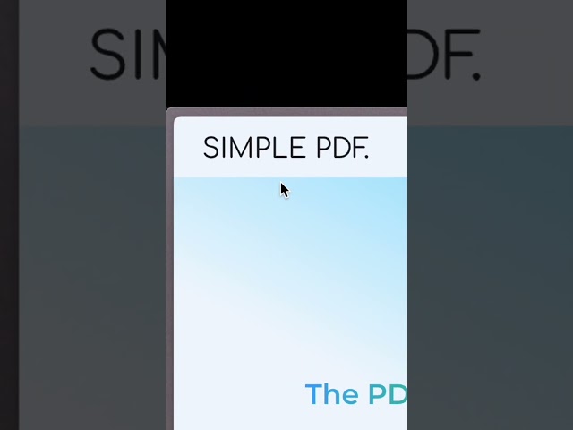 useful websites for everyone, SimplePDF - PDF editor