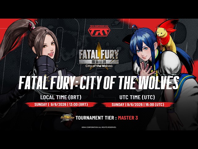 Treta Championship 2026 | FATAL FURY: City of the Wolves | TOP 8