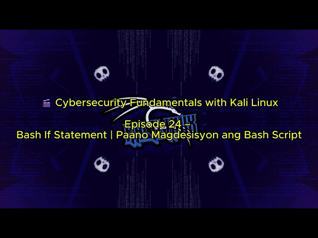 What is lf statement in bash scripting on kali linux command