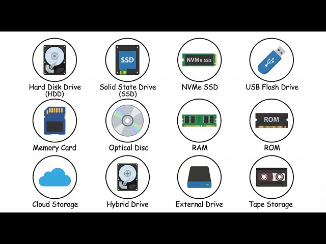 Every Type of Computer Storage Explained in 7 Minutes