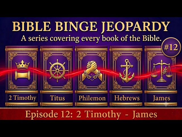 5 Bible Jeopardy style questions -  Hebrews, James & Paul's Letters (12 of 13)