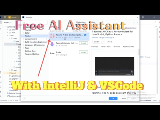 FREE AI ASSISTANT - IntelliJ , VSCode ! #ai #aiassistant #intellij #java #vscode #copilot #extension
