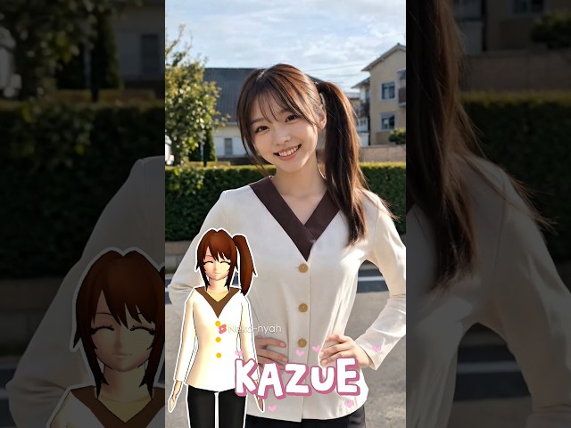 Sakura NPC in Real Life 🤩 Passerby Characters ❤️ #sakuraschoolsimulator #shorts #trending #viral