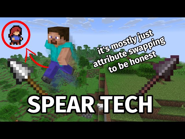 Minecraft Spear PVP and Movement Tech