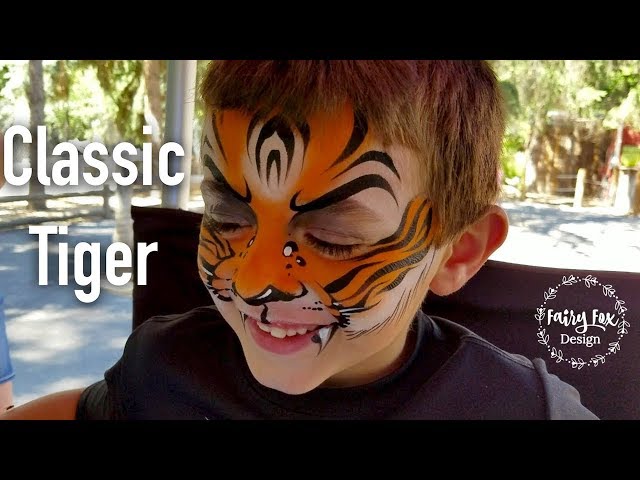 Classic TIGER - Face Paint Tutorial