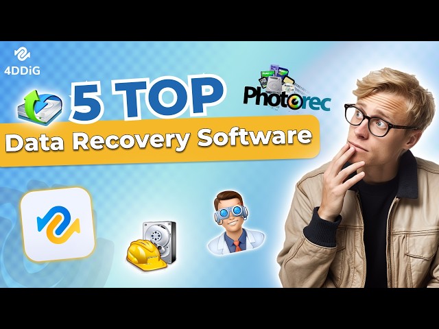 Top 5 Best Data Recovery Software in 2026 🏆 (Photos, Videos & Docs)