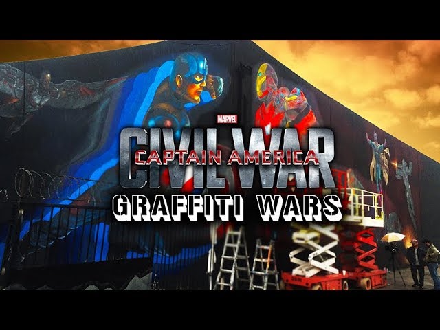 Graffiti Wars in VR - Captain America: Civil War - A VR experience