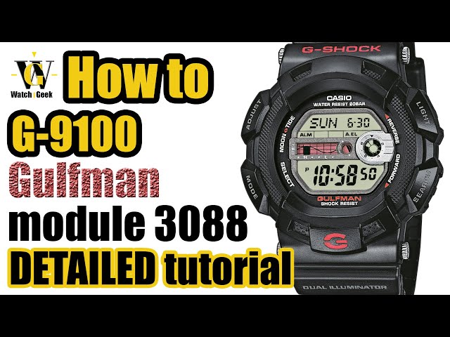 G9100 Gulfman - 3088 module - tutorial on how to setup and use ALL the functions, winter summer time