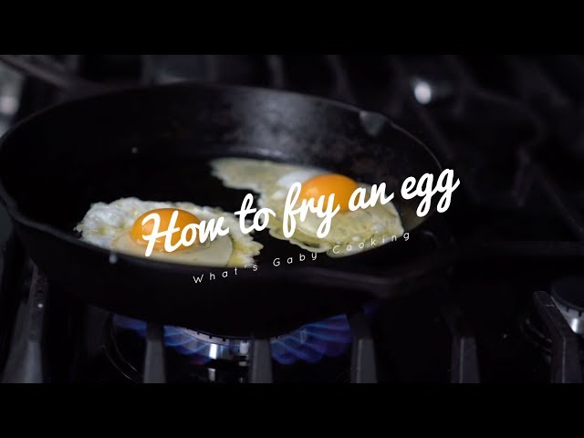 How to fry an egg in 5 simple steps