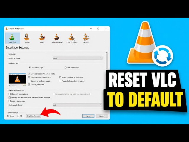 How to Reset VLC Media Player to Default Settings (2026)