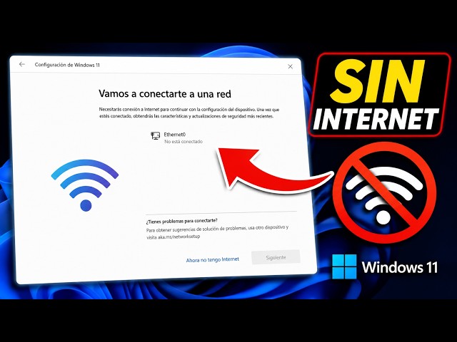 Cómo pasar instalación de Windows 11 sin internet y sin cuenta de Microsoft fácil