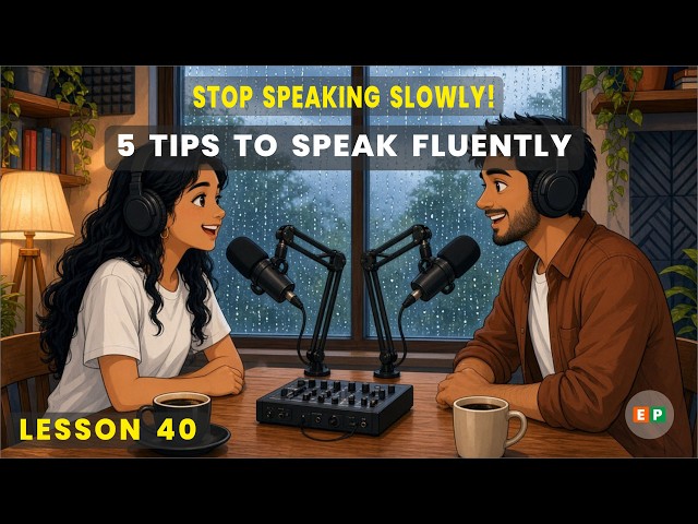 Fluency Tips for Beginners | Lesson 40 | Speak English More Fluently