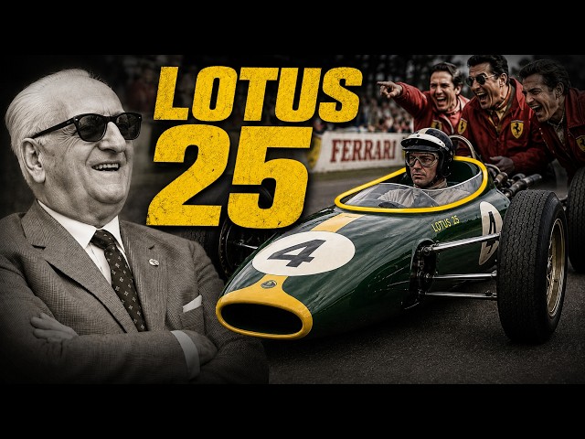 Ferrari Thought It Was A Joke: The Lotus 25 That Changed F1 Forever!