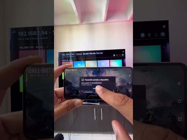 Cómo conectar el teléfono a la TV para jugar #trucos #tech #tips #celulares #tecnologia #comohacer