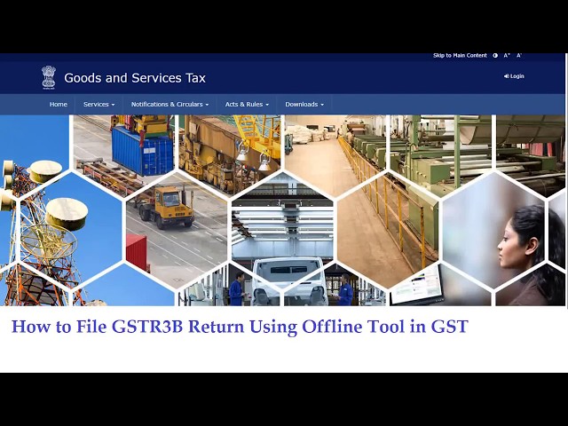 How to File GSTR3B using Offine Excel Tool in GST