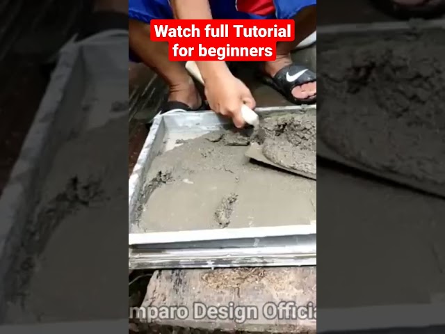 Learn Top Cement Plastering Techniques: Step-by-Step Tutorial | DIY Guide #construction #diy