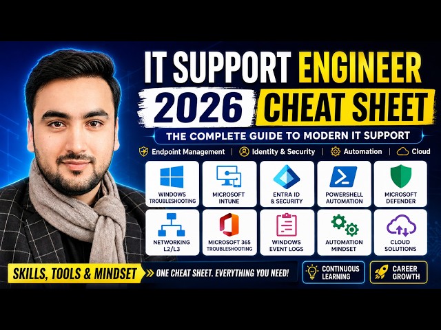 How to Become an IT Support Engineer in 2026 | Ultimate Roadmap (Urdu/Hindi)