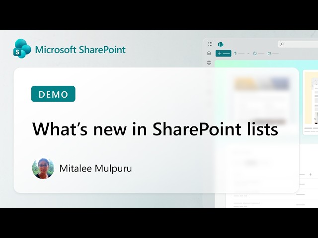 What's new in SharePoint lists