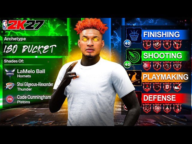 This 6'7 ISO BUCKET BUILD is AWESOME on NBA 2K27! BEST 6'7 BUILD 2K27