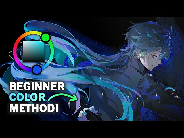 How You Can Color Anime Style Art!✍Easy Digital Rendering Method [My Tips & Tricks]