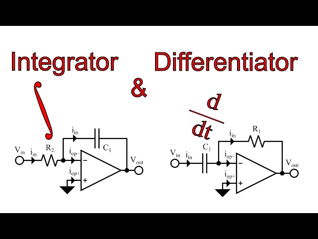 Op-amp Tutorial Series 4: The Integrator and The Differentiator
