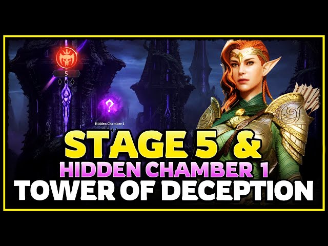 Stage 5 & Hidden Chamber 1🔹  Tower of Deception🔸Full Playthrough ✤ Watcher of Realms