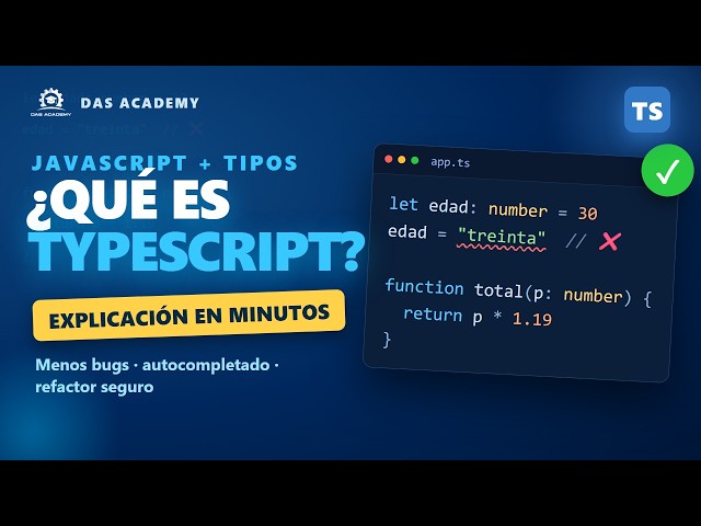 ¿Qué es TypeScript y sus ventajas?