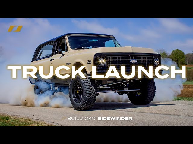 TRUCK LAUNCH: The Sounds of Sidewinder - Custom 1970 Chevy K5 Blazer