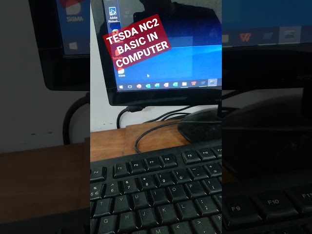 TESDA NC2 BASIC COMPUTER LEARNING