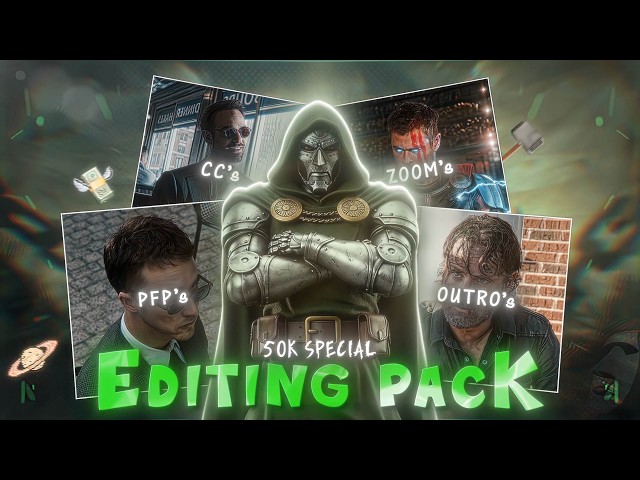 50K Special 🤯🔥 Editing Pack For Alight Motion