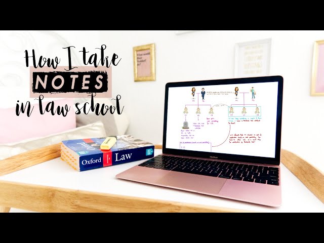 HOW I TAKE NOTES ON MY LAPTOP IN LAW SCHOOL