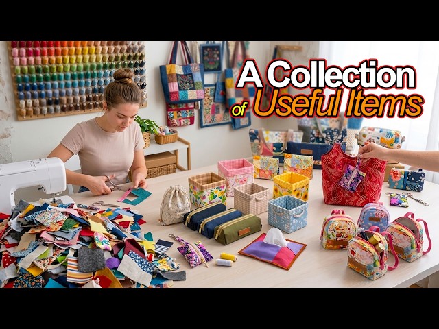 A Collection of Sewing Projects: Creating Useful and Easy Items from Fabric Scraps