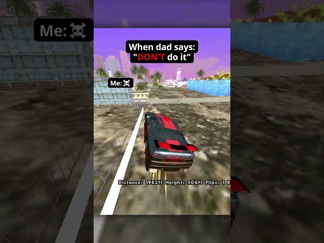 When dad says DON'T do it☠️