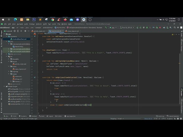 [Kotlin-Demo] How to implement Option Menu in Android (Filipino)