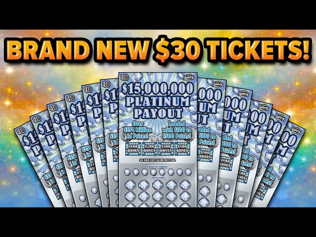 NEW $30 Platinum Payout Tickets! $360 Scratch Off Session!