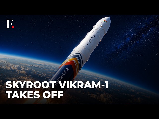 Skyroot Vikram-1 Launches Successfully into Space | India's First Private Orbital Rocket