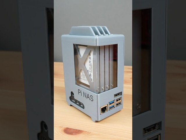 Building the Ultimate Pi 5 NAS: Easy Drive Swapping #techtok #raspberrypi5 #tech #nas