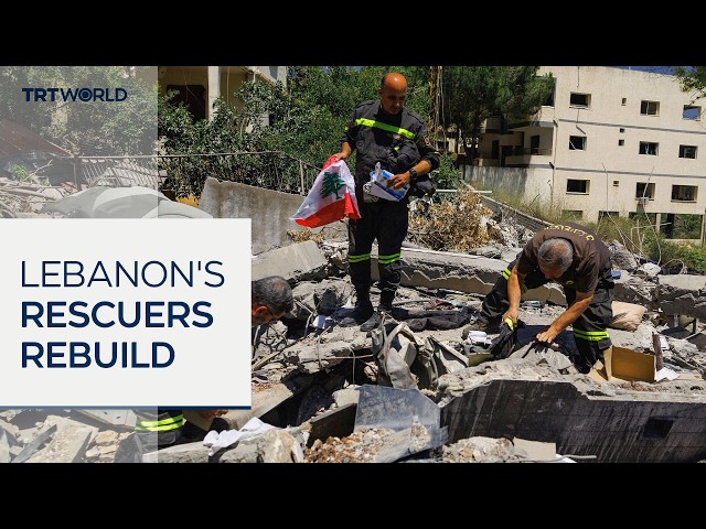 Lebanon's civil defence rebuilds after months of Israeli strikes