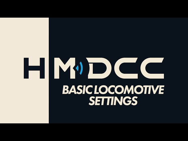 HM I DCC - Basic Locomotive Settings