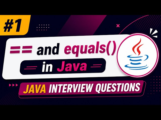 == operator VS equals() Method in Java | Java Interview Questions | BuiltBy Error