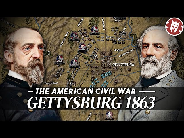 Battle of Gettysburg 1863 - American Civil War DOCUMENTARY
